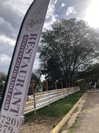 Roots, which provides Diverse small plates [that] are served at this warm, eco-friendly eatery set in a unique A-frame building, is located at 1200 Miramonte St, Broomfield.