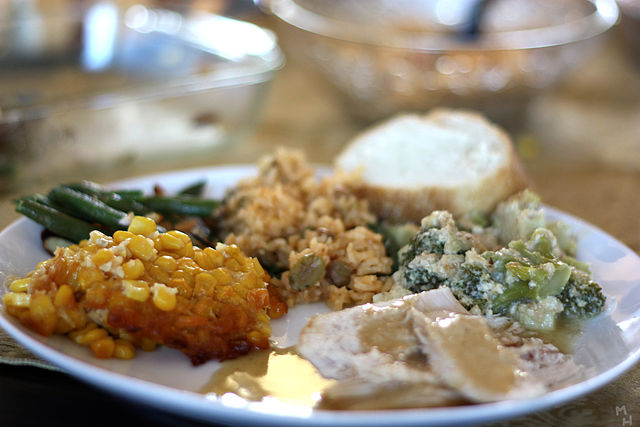 Thanksgiving dinner will most likely cost more this year. Image from Marcus Quigmire on Wikimedia Commons. 