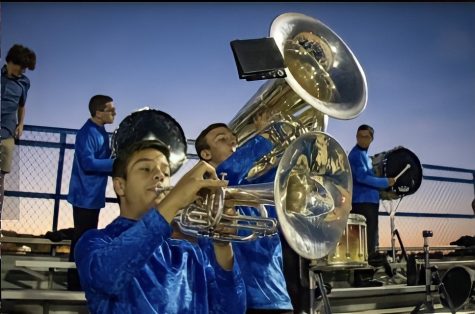 Sophomore Jakob Vaughn plays in the BHS band. 
