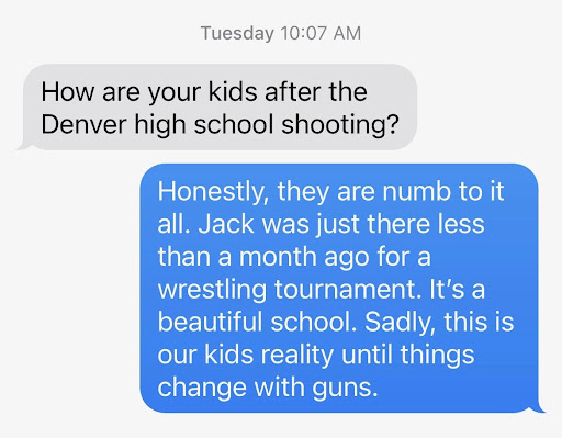 Many people continue to deny that the root of the problem in gun violence is guns. Yes, other issues play a factor, but without guns, there is no gun violence. 