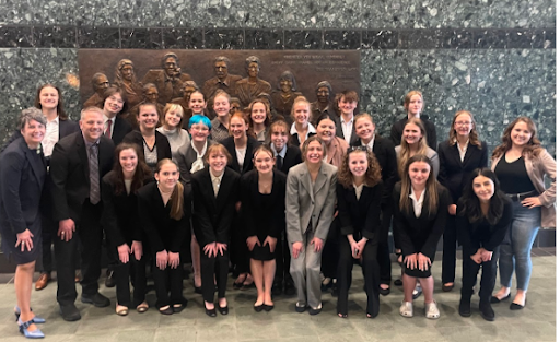 Mock Trial at a regional competition in 2022.
