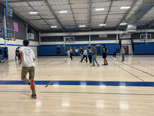 FCA Club enjoying a game a knock out. 