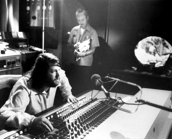 Brian Wilson at work in the studio. Photo taken in 1976 by Brother Records.